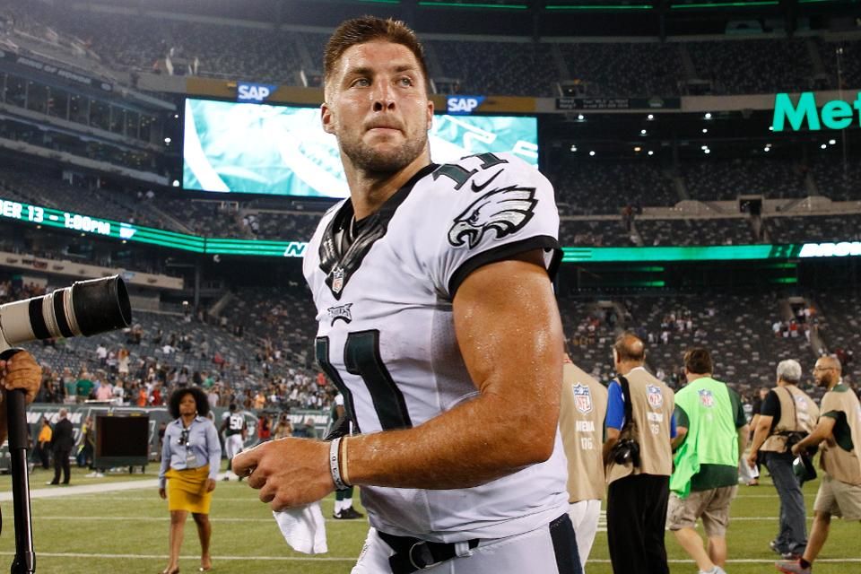 Tim Tebow, NFL Professional Player on American Football